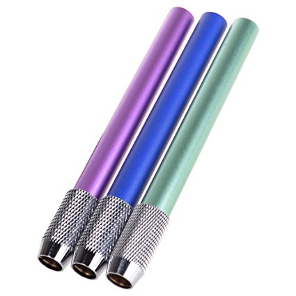 Cosmos ® Pack of 3 Assorted Colors Aluminum Pencil Lengthener Extender Holder