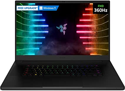 Razer Blade Pro 17 Gaming Laptop 2021: Intel Core i7-11800H 8-Core, NVIDIA GeForce RTX 3070, 17.3" FHD 360Hz, 16GB RAM, 1TB SSD - Chroma RGB - Thunderbolt 3 - SD Card Reader