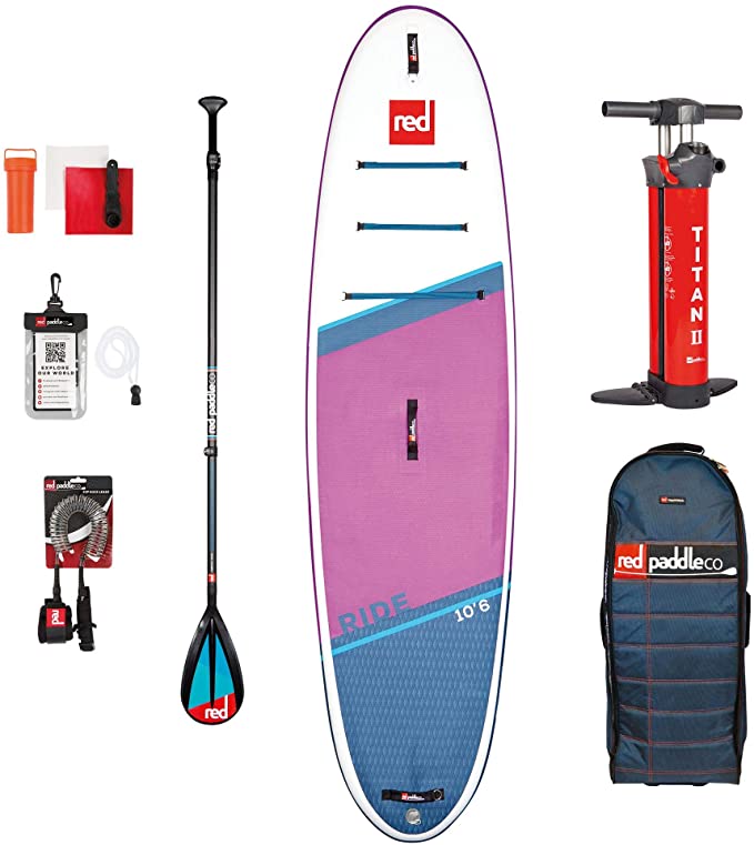 Red Paddle Unisex's 10’6″ Ride SE MSL   Carbon 50 Nylon Table Sup and Paddle, Multicolor, Uni