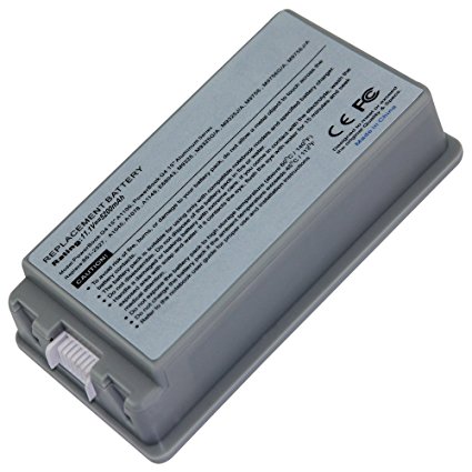 Replacement Battery for Apple PowerBook G4 15" A1148 A1078 A1045 M9756 (Silver, 10.8V, 4400mAh)