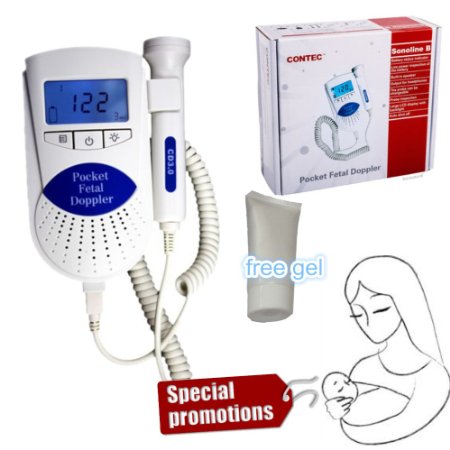 CONTEC Sonoline B 3mhz Portable Baby Heartbeat Monitor Doppler with Display Screen Pregnancy Mother Test Kits
