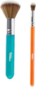 Wilton Dusting Brush 2 Pc Set Orange Aqua