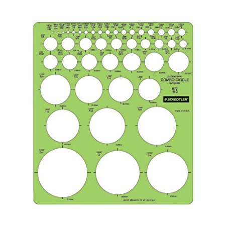 Staedtler Combo Circle Template 977 110