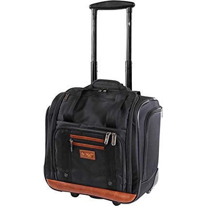 ORIGINAL PENGUIN Wheeled Under The Seat Carry On Bag-16", Black