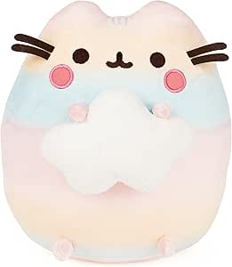 GUND Pusheen Rainbow Ombre Plush, Stuffed Animal for Ages 8 and Up, Rainbow, 9.5”