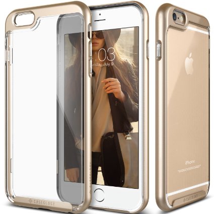 iPhone 6 Plus Case Caseologyreg Skyfall Series Scratch-Resistant Clear Back Cover Gold Shock Absorbent for Apple iPhone 6 Plus 2014 and iPhone 6S Plus 2015 - Gold