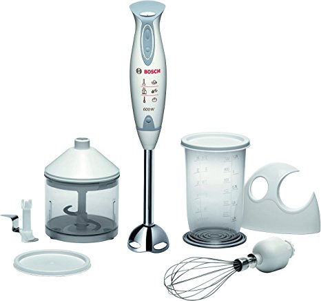 Bosch MSM6700GB Hand Blender and Accessories, 400 W - White/Grey