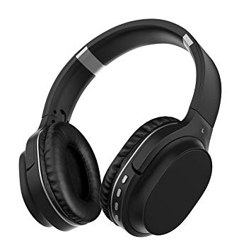 Noise Cancelling Headphones Bluetooth Headphones with Microphone Deep Bass Wireless Headphones Over Ear, Comfortable Protein Earpads, Support TF Card, 30 Hours Playtime for Travel/Work/Airplane