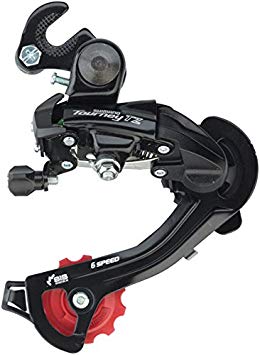 Shimano Tourney TZ500 6/7-Speed Long Cage Rear Derailleur with Frame Hanger