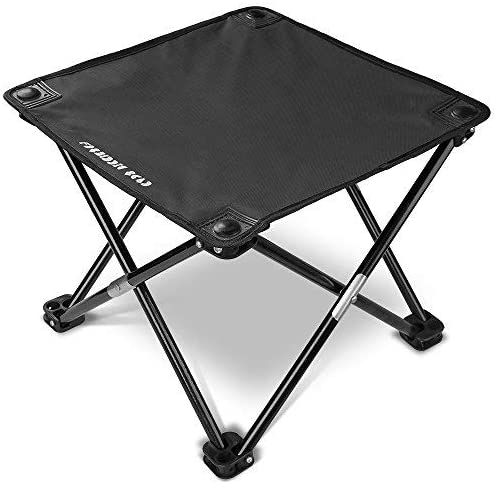 Forbidden Road Camping Stool Folding Chairs Outdoor Fold Up Chairs Four Legs Portable Collapsible Chair for Hiking Fishing Travelling Outdoor Stool Lightweight Sturdy Chair