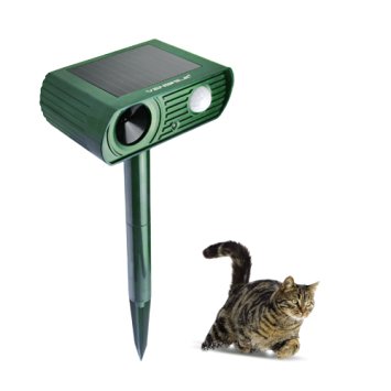 VENSMILE Cat Repeller Ultrasonic Cat Repellent Scare Cat Away PIR Sensor Motion Activated - Solar Powered