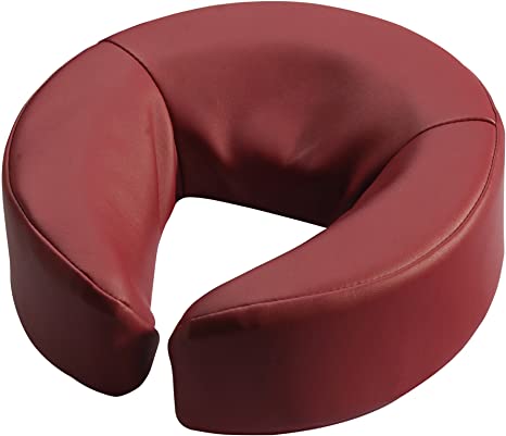 Master Massage Universal Headrest Face Cushion/face Pillow for Massage Table, Burgundy