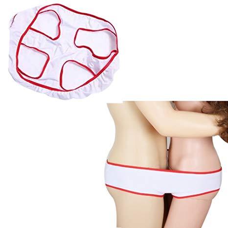 Valentines Day Gift,2 Person Hot Sexy Fun Fundie Underwear Panties for Couples Bachelorette by NYKKOLA