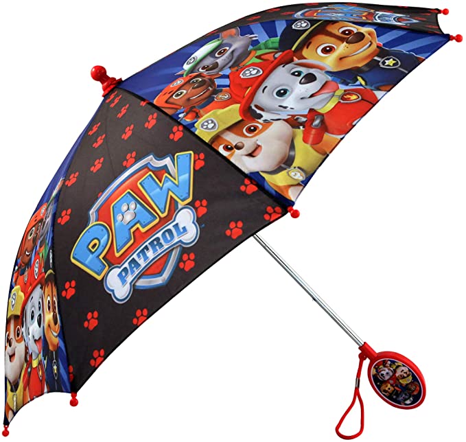 Kids Umbrella for Boys, Paw Patrol Children's Rainwear, for Ages 3-6