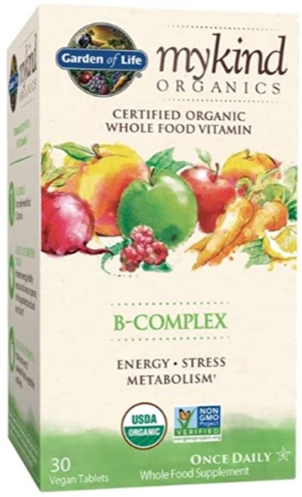 Garden of Life My Kind Organic Vegan Vitamin B-Complex Tablets - 30ct