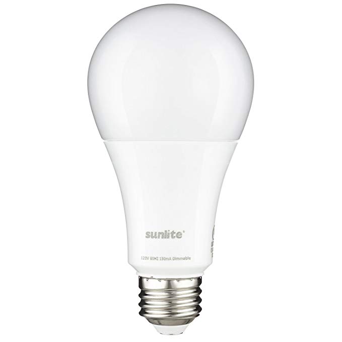 Sunlite 80728-SU LED A21 Super Bright Light Bulb 1600 Lumens, 15 Watt (100W Equivalent), Dimmable, Medium Base (E26), UL Listed, 1 Pack, 65K - Daylight