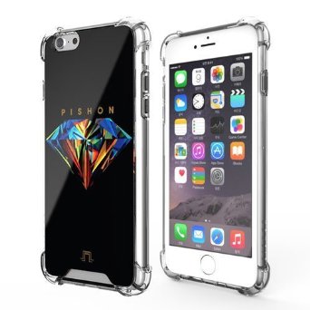 iPhone 6s Case, Pishon [Diamond][Signature] - Nano-Grip Technology   Four Corners Full Protection   Selfie   Anti-Gravity Case For iPhone 6 and iPhone 6S (4.7")