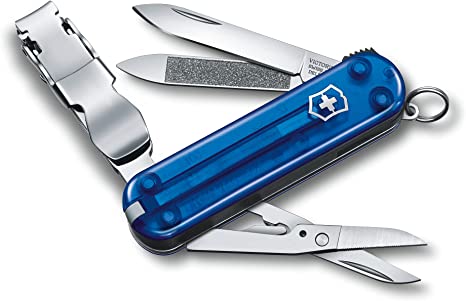 Victorinox 0.6463.T2 Folding Pocket Knife Nail Clip 580 (BLUE)