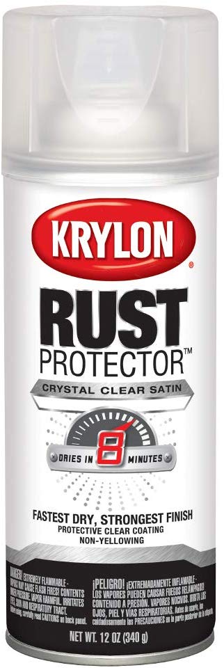 Krylon K06903300 Rust Protector and Preventative Enamels, Satin Crystal Clear