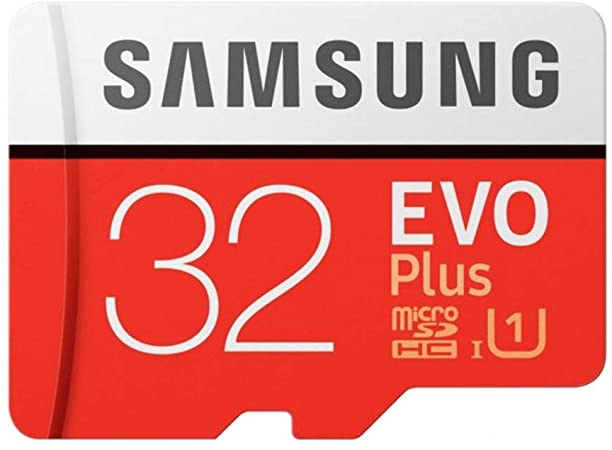 Samsung EVO PLUS 32GB SDHC UHS-1 Class 10 MicroSD Memory Card 32 GB microSD Card 95MB/s MicroSDHC 32 GB External Storage for Your Smartphone or Tablet with SD Adaptor and Case in Original Packaging