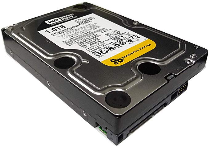 Western Digital 1 TB RE3 SATA 3 Gb/s 7200 RPM 32 MB Cache Bulk/OEM Enterprise Hard Drive - WD1002FBYS