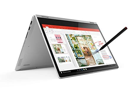 Lenovo Ideapad C340 Intel Core I3 8th Gen 14-inch FHD 2-in-1 Touchscreen Laptop ( 4GB RAM/ 256 GB SSD / Windows 10 / Office Home and Student 2019 / 1.65 Kg / Platinum ), 81N400CXIN