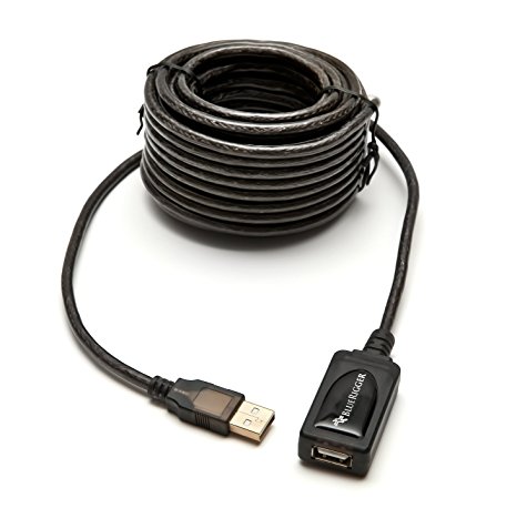 BlueRigger Active Extension / Repeater Cable A Male to A Female 10 Meters (1OM) USB 2.0