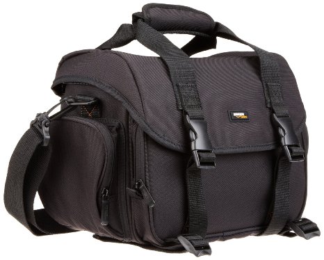 AmazonBasics Large DSLR Gadget Bag (Orange interior)