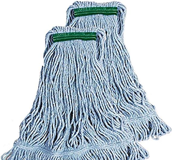 Rubbermaid Commercial Super Stitch Blend Large Mop Heads - Two (2) Pack