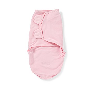 Summer Infant SwaddleMe Adjustable Infant Wrap, Pink, Small/Medium