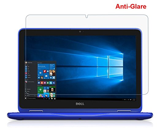 (2PCS Pack) Dell 3168 3169 3179 11.6" Anti Glare Matte Whole Screen Protector Cover Skin for New Dell Inspiron 11 3000 3168 3169 3179 i3168 i3169 i3179 2-in-1 11.6" Touch-Screen Laptop(2016 Release)