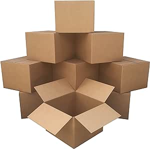 uBoxes Moving Boxes Bundles Large Moving Boxes 20" x 20" x 15" - Pack of 10