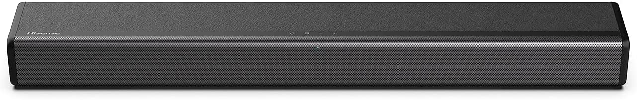 Hisense HS214 Soundbar All-in-one, Wireless Bluetooth, Powerful Bass Built-in, Compact Design, AUX, HDMI, USB, TV, PC Speaker