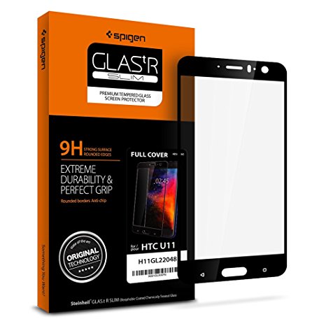 Spigen HTC U11 Screen Protector Tempered Glass / Case Friendly / 9H Hardness for HTC U 11