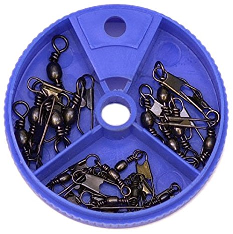 Eagle Claw Snap Swivel Assortment, 20 Piece
