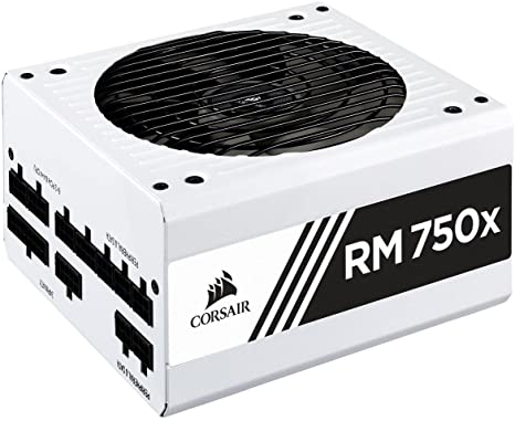 Corsair CP-9020187-UK 750 W RM750x Fully Modular ATX Power Supply - White