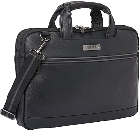 Heritage Travelware Kenneth Cole GO with The Grain 2.5" Double Gusset TOP Zip Slim Computer CASE H
