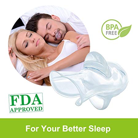 Anti Snoring Devices, Tongue Retainer Stop Snoring Solution Sleep Aid Night Snore Stopper for Natural and Comfortable Sleep