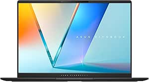 ASUS Vivobook S 14 OLED Laptop, AMD Ryzen AI 9, 24GB, 512GB SSD, Neutral Black, M5406WA-DS76