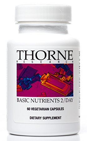 Thorne Research - Basic Nutrients 2 / Day - Complete Multivitamin / Mineral Formula - 60 Capsules