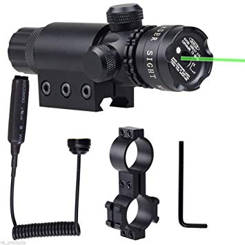 LMJ-CN® Outside Adjustment green laser sight laser rifle scope green dot Laser Sight with free Dovetail Mount 8 figure mounts