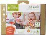 Infantino Squeeze Pouches 50 Count