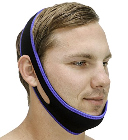 SleepEZzzz Anti Snoring Chin Strap, Customizable Anti Snoring Device, Best Solution for Mouth Snorers, Adjustable, Comfortable and Easy to Use Snoring Aid That Works