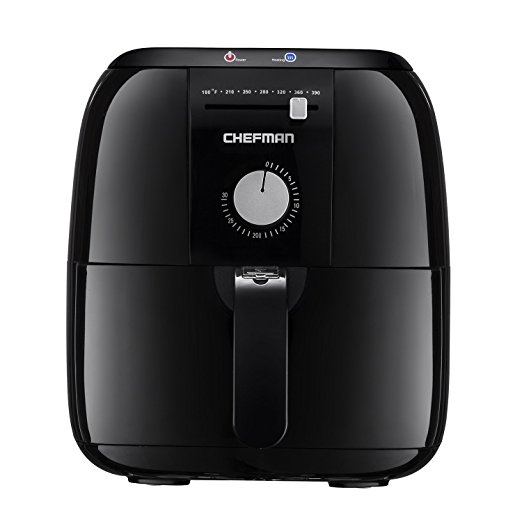 Chefman RJ38 Express Air Fryer with Rapid Hot-Air Technology, Black