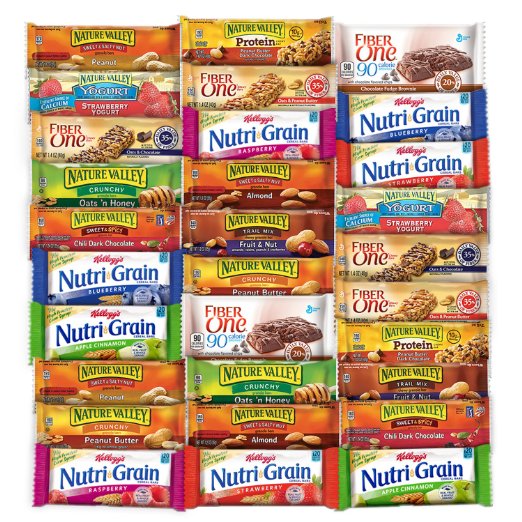 Healthy Bars Variety Pack Care Package (30 Count)