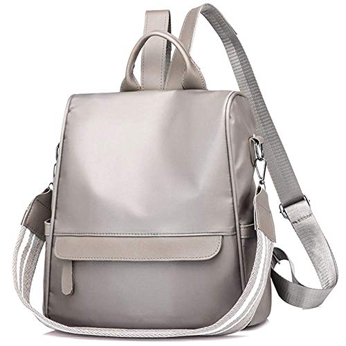 SPAHER Womens Fashion Backpack Ladies Rucksack Waterproof Nylon School Bag Anti-theft Daypack Shoulder Bag Handbag For Travelling Shopping Outdoor Activities