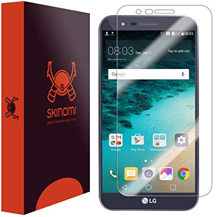 LG Stylo 3 Plus Screen Protector, Skinomi TechSkin Full Coverage Screen Protector for LG Stylo 3 Plus Clear HD Anti-Bubble Film