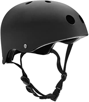 Skateboard Helmet, Kids/Adult Bike Helmet with Removable Liner, Adjustable Straps CPSC Certified for Skateboard, Scooter, Skating, Cycling, Roller Skate
