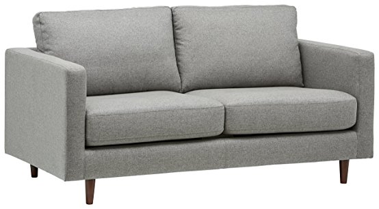 Rivet Revolve Modern Sofa Bed, 70"W, Grey Weave