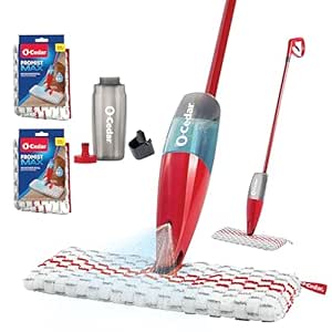 O-Cedar ProMist MAX Microfiber Spray Mop with 2 Extra Refills